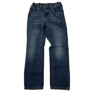 🔥Gap Slim Straight Fit Boy's Jeans Sz 10 dark wash blue VGC